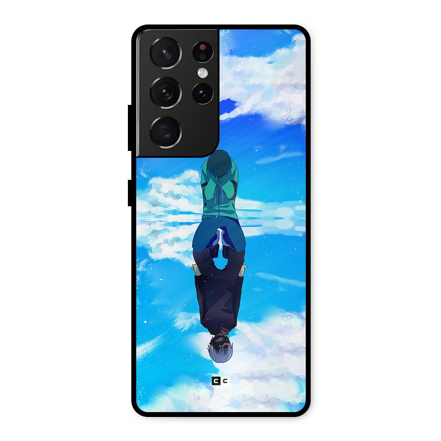 Ken Kaneki Reflection Metal Back Case for Galaxy S21 Ultra 5G