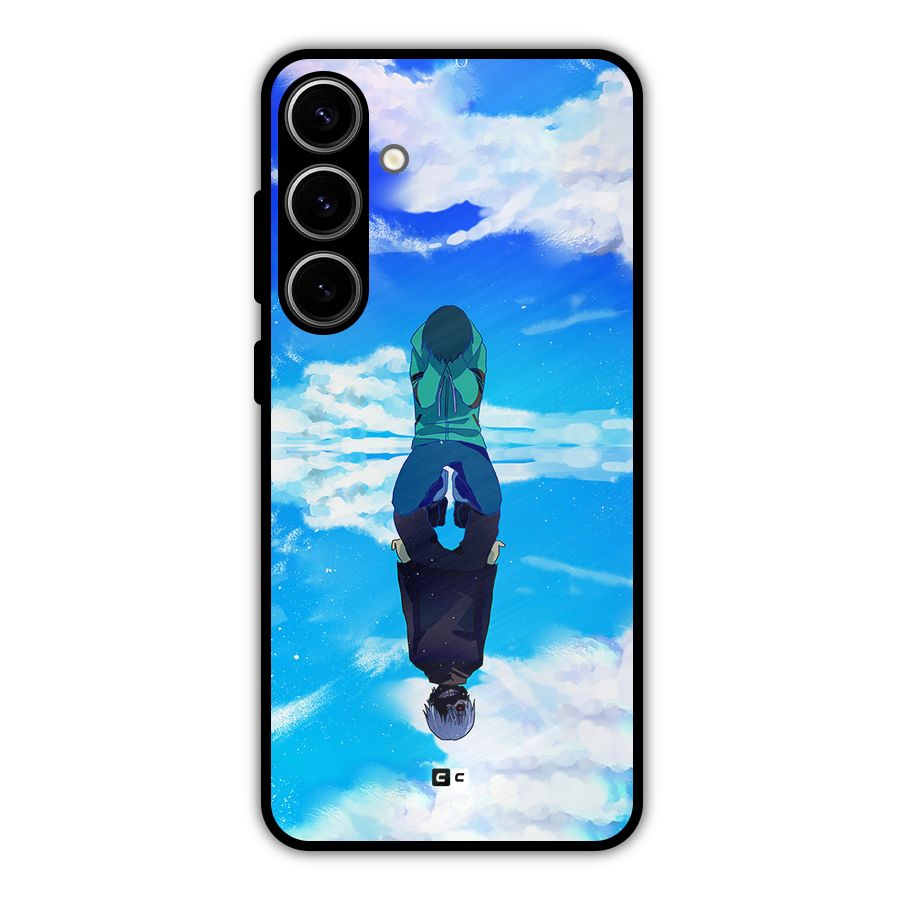 Ken Kaneki Reflection Metal Back Case for Galaxy S24 Plus