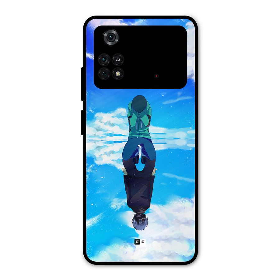Ken Kaneki Reflection Metal Back Case for Poco M4 Pro 4G