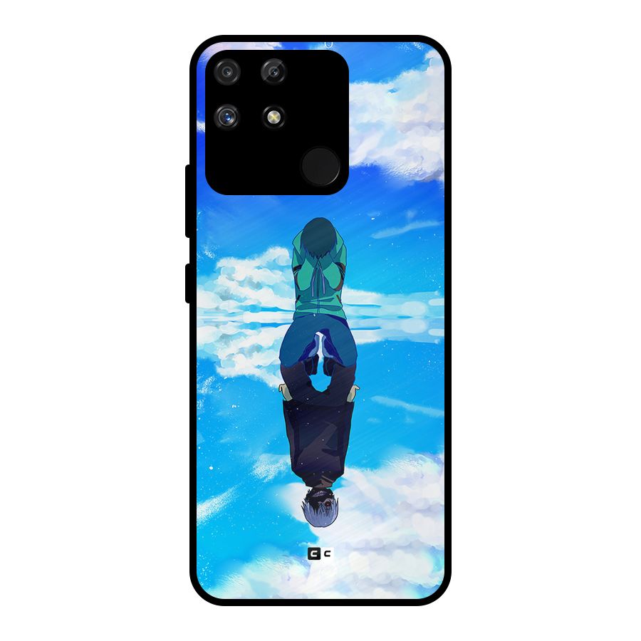 Ken Kaneki Reflection Metal Back Case for Realme Narzo 50A
