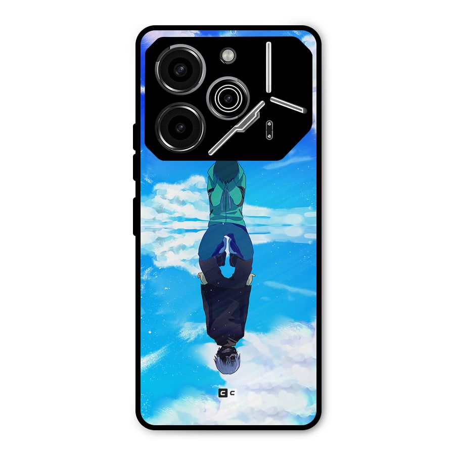 Ken Kaneki Reflection Metal Back Case for Tecno Pova 6 Pro