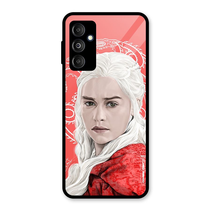 Khaleesi The Living Dragon Glass Back Case for Galaxy M14 5G