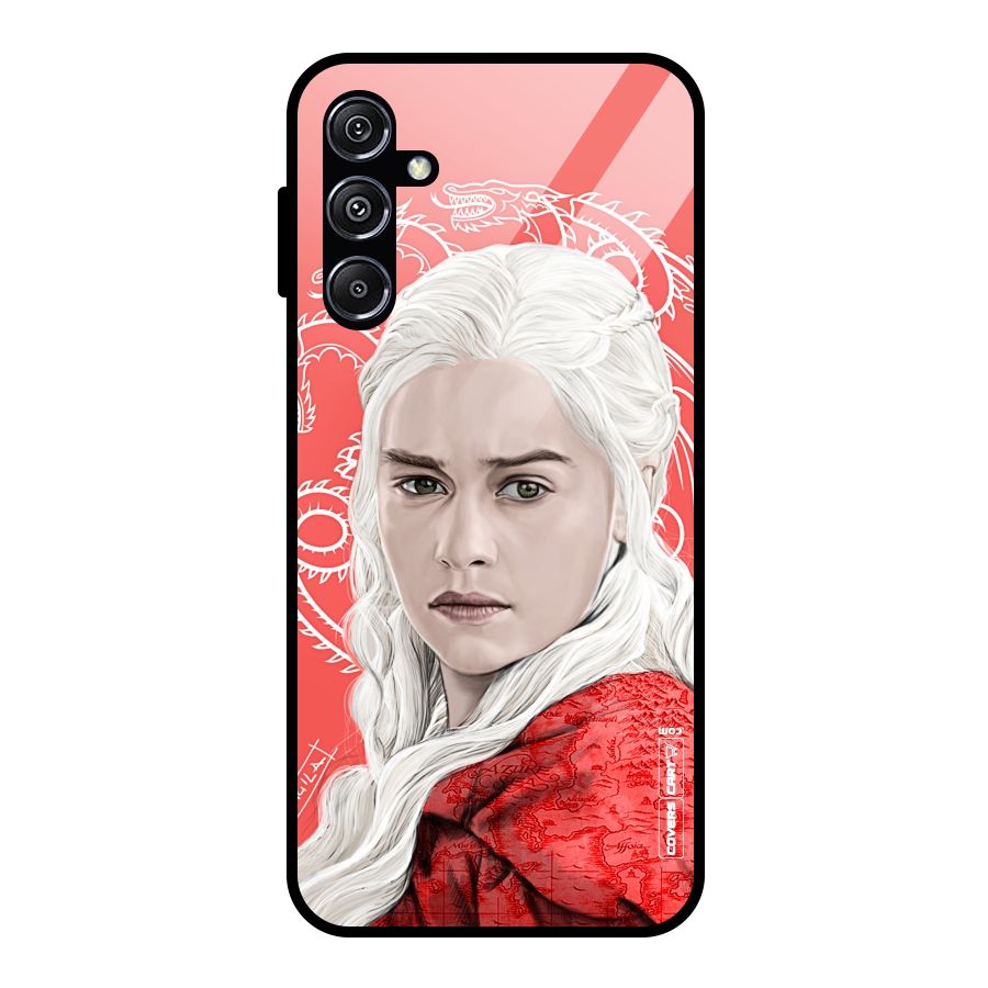 Khaleesi The Living Dragon Glass Back Case for Galaxy M34 5G