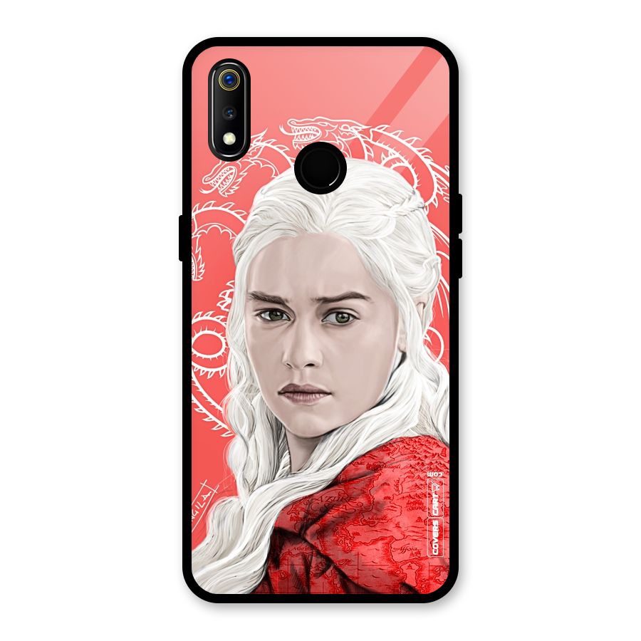 Khaleesi The Living Dragon Glass Back Case for Realme 3