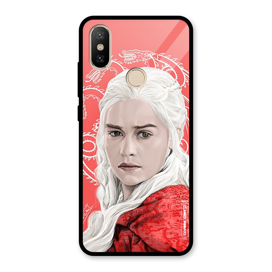 Khaleesi The Living Dragon Glass Back Case for Redmi A2