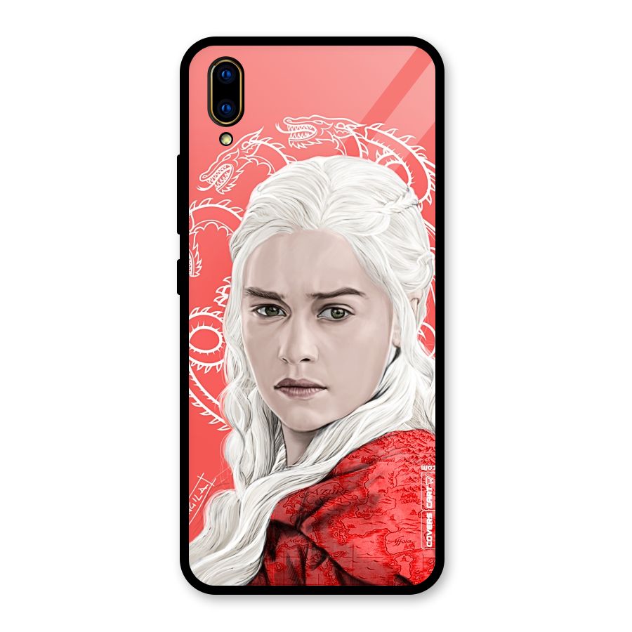 Khaleesi The Living Dragon Glass Back Case for Vivo V11 Pro