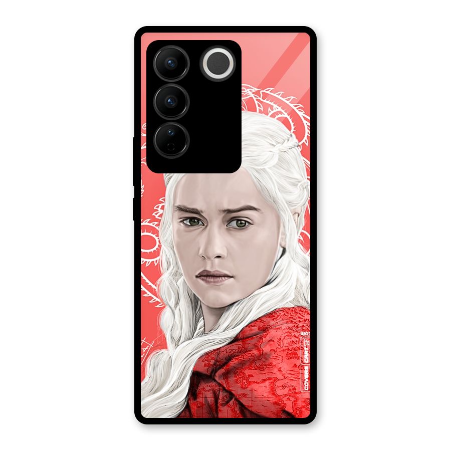 Khaleesi The Living Dragon Glass Back Case for Vivo V27