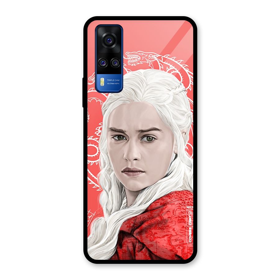 Khaleesi The Living Dragon Glass Back Case for Vivo Y31