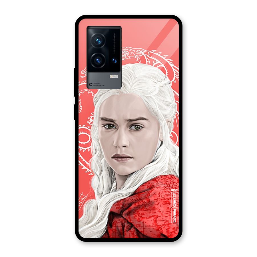 Khaleesi The Living Dragon Glass Back Case for iQOO 9 5G