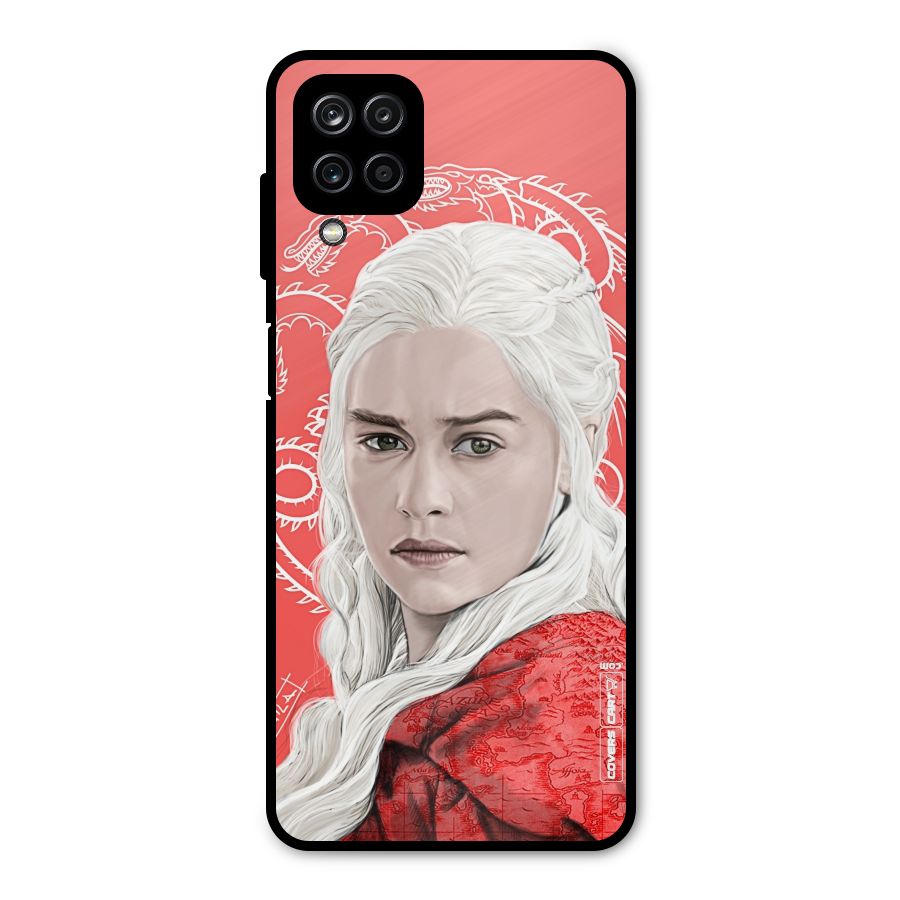 Khaleesi The Living Dragon Metal Back Case for Galaxy A12