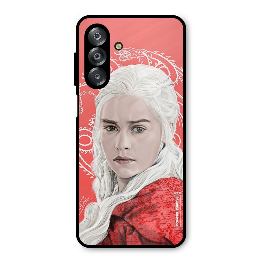 Khaleesi The Living Dragon Metal Back Case for Galaxy A26