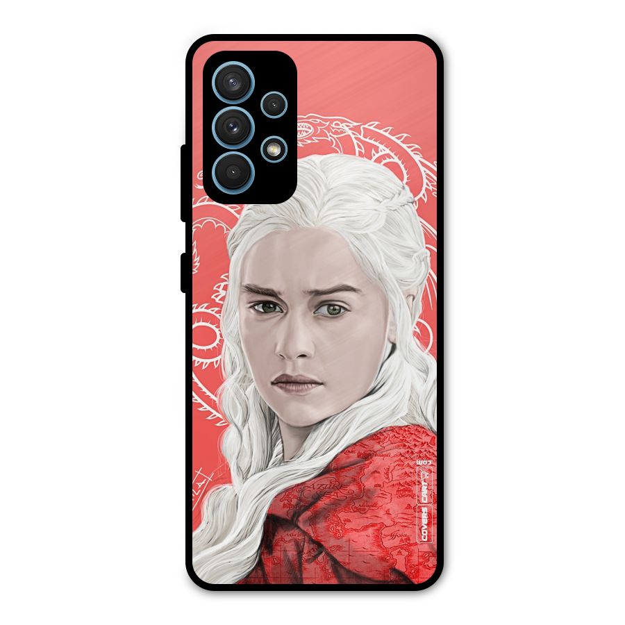 Khaleesi The Living Dragon Metal Back Case for Galaxy A32