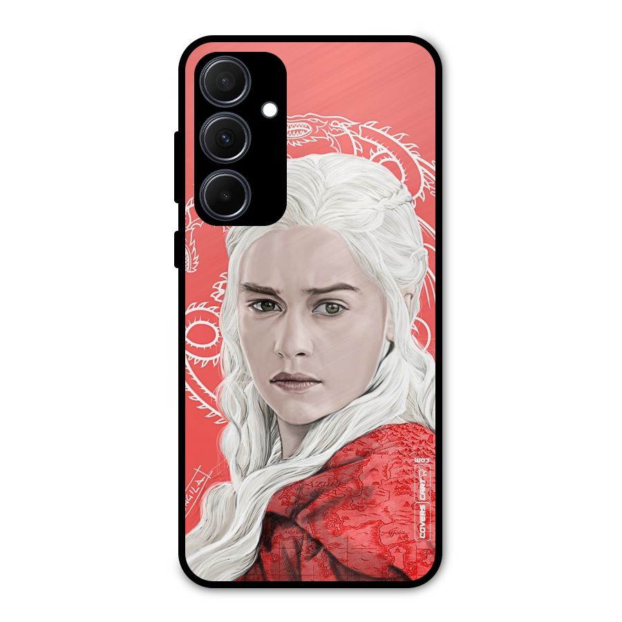 Khaleesi The Living Dragon Metal Back Case for Galaxy A35