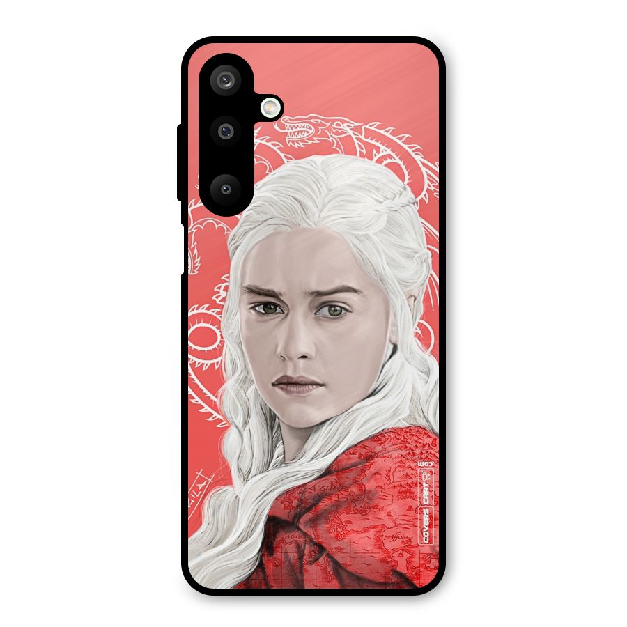 Khaleesi The Living Dragon Metal Back Case for Galaxy M16