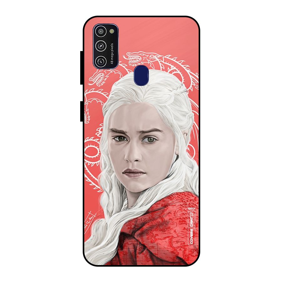 Khaleesi The Living Dragon Metal Back Case for Galaxy M30s