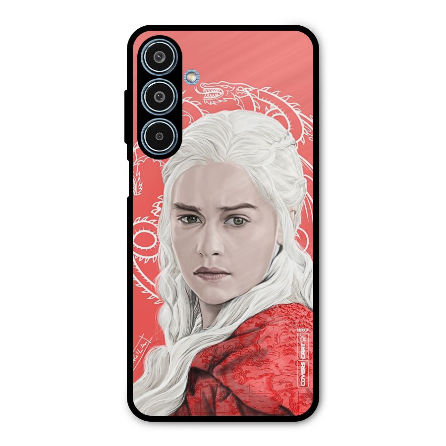 Khaleesi The Living Dragon Metal Back Case for Galaxy M35