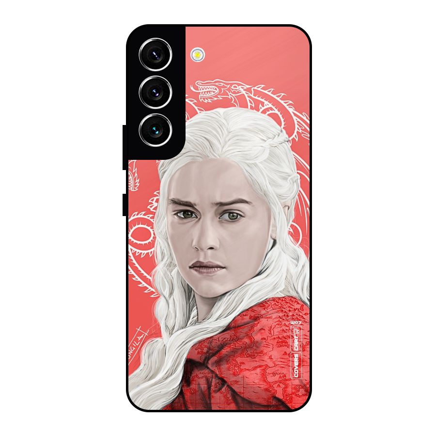 Khaleesi The Living Dragon Metal Back Case for Galaxy S22 5G