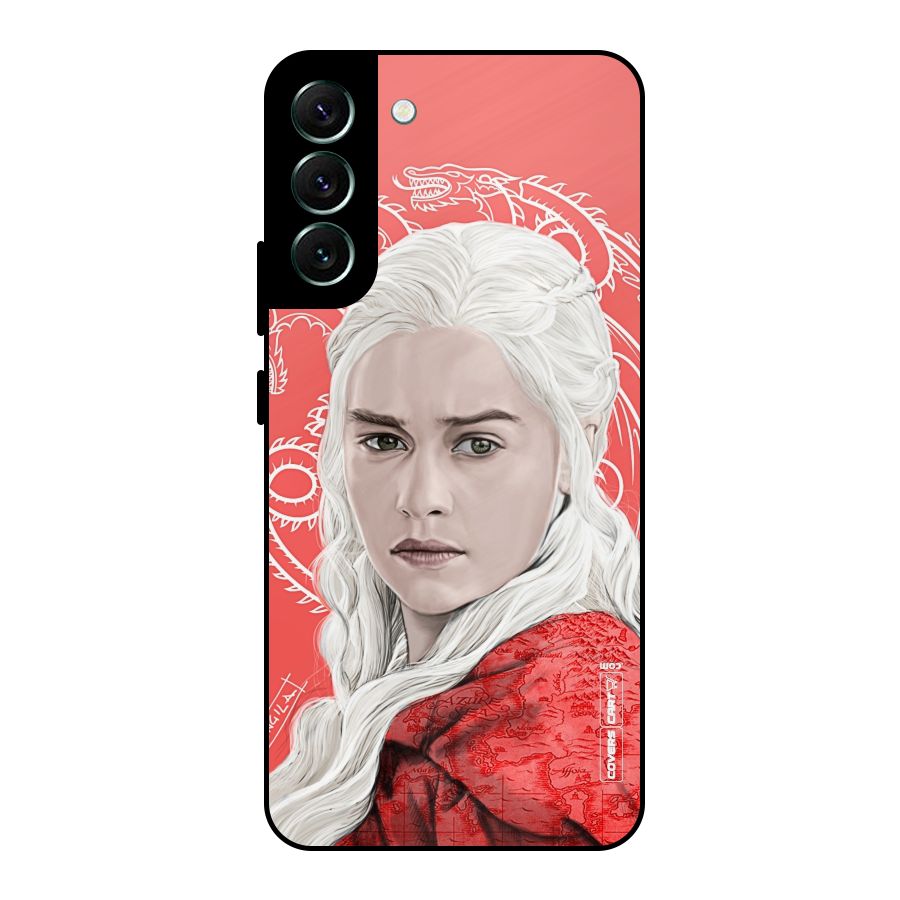 Khaleesi The Living Dragon Metal Back Case for Galaxy S22 Plus 5G