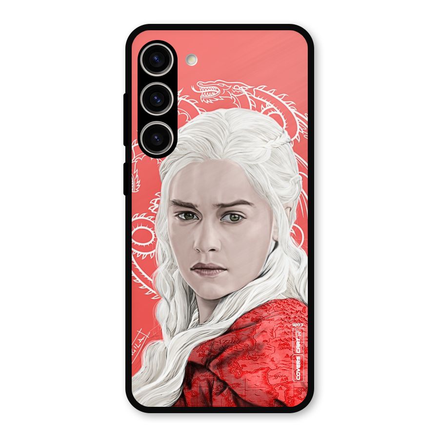 Khaleesi The Living Dragon Metal Back Case for Galaxy S23 Plus