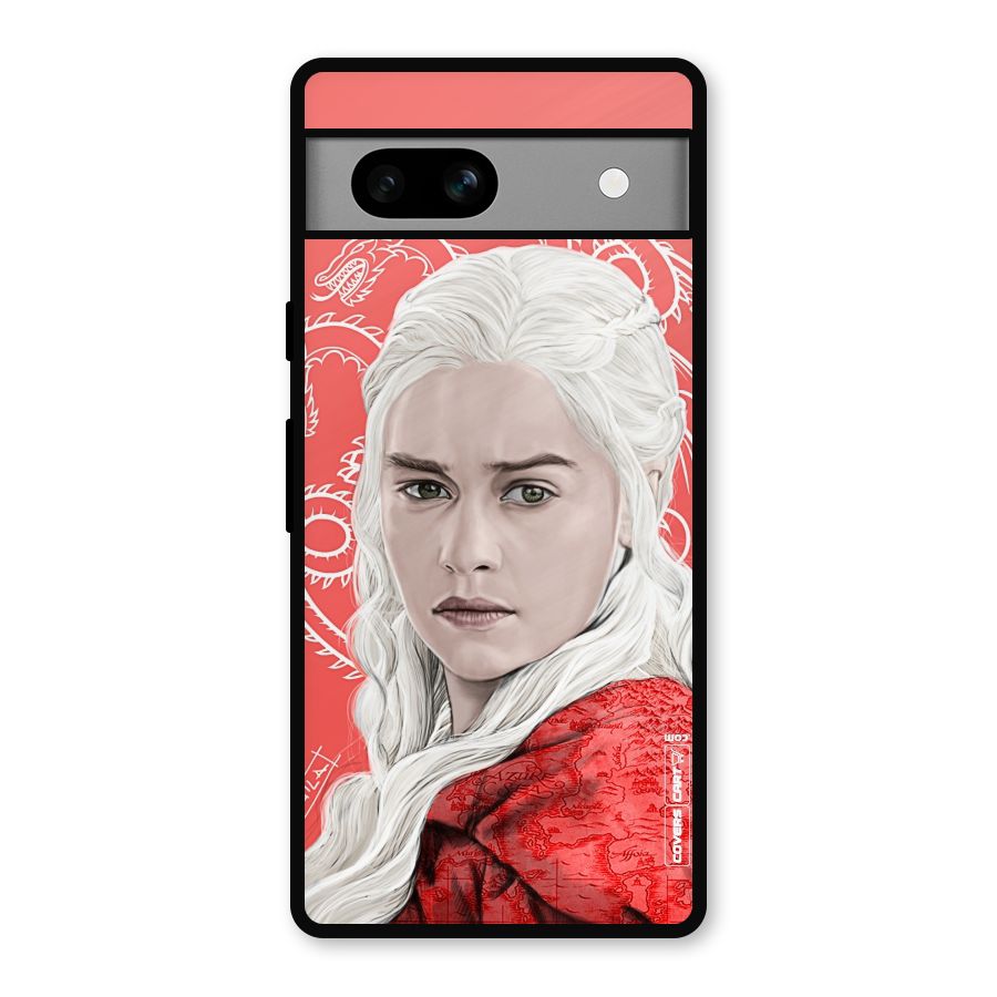 Khaleesi The Living Dragon Metal Back Case for Google Pixel 7a