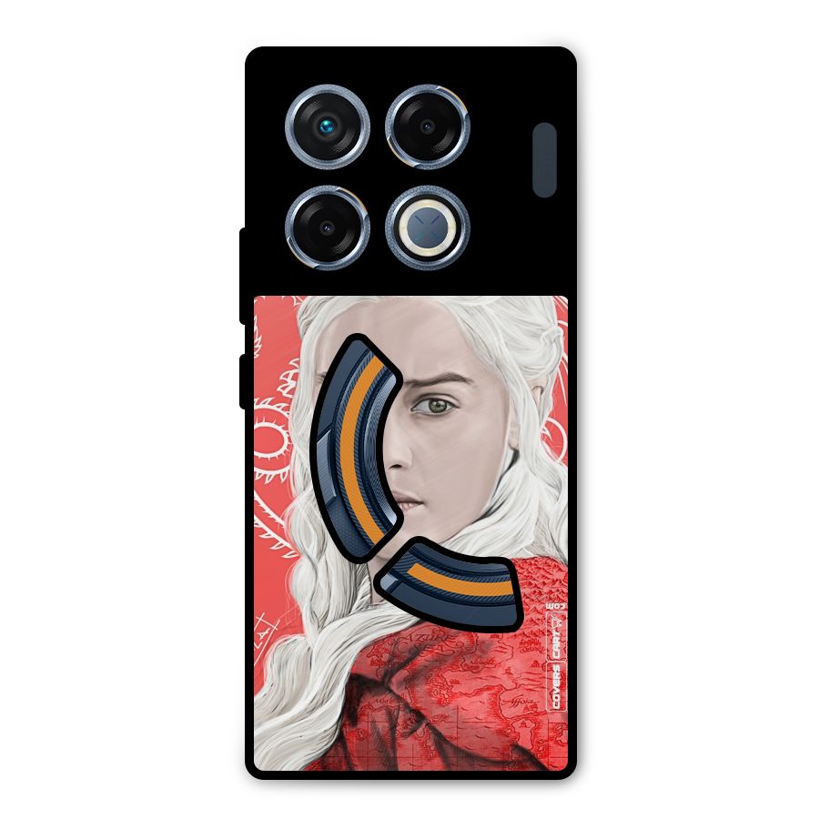 Khaleesi The Living Dragon Metal Back Case for Infinix GT 20 Pro