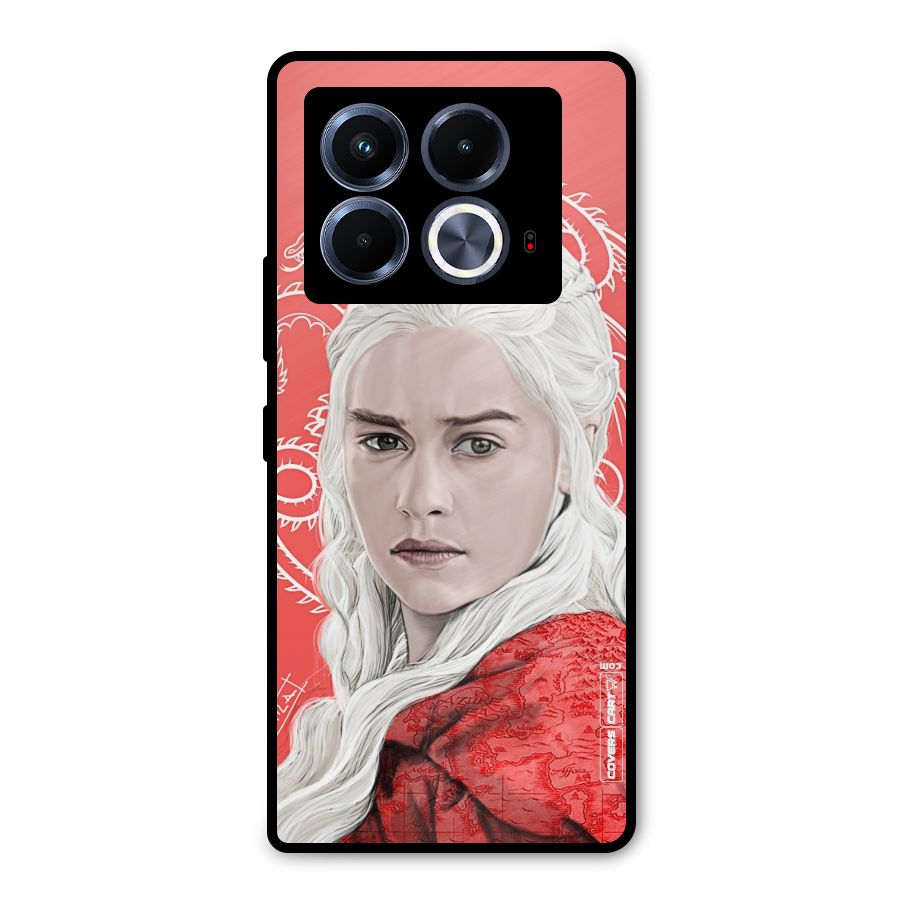 Khaleesi The Living Dragon Metal Back Case for Infinix Note 40 5G