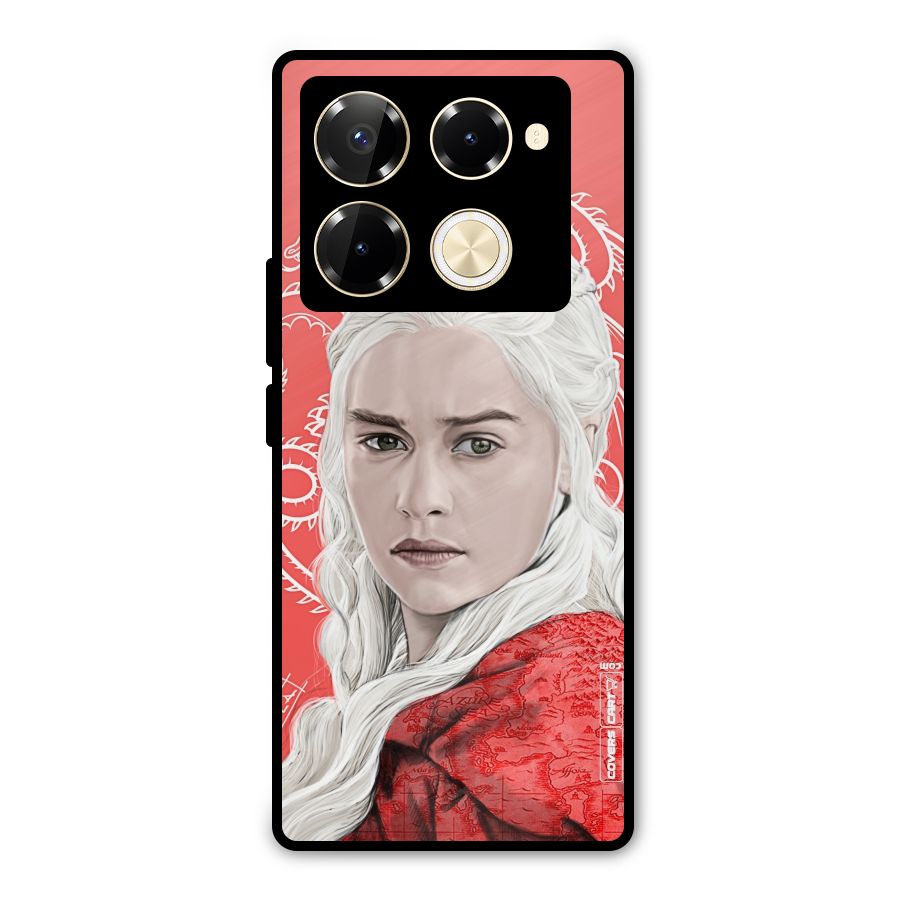Khaleesi The Living Dragon Metal Back Case for Infinix Note 40 Pro