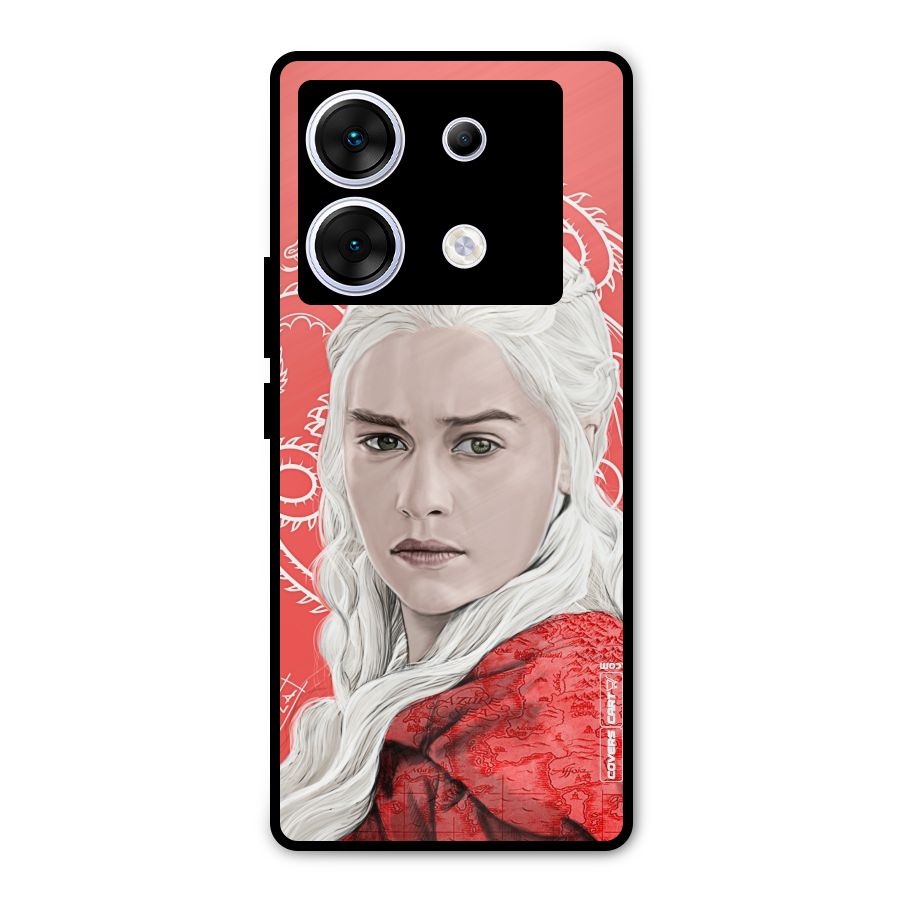 Khaleesi The Living Dragon Metal Back Case for Infinix Zero 30 5G