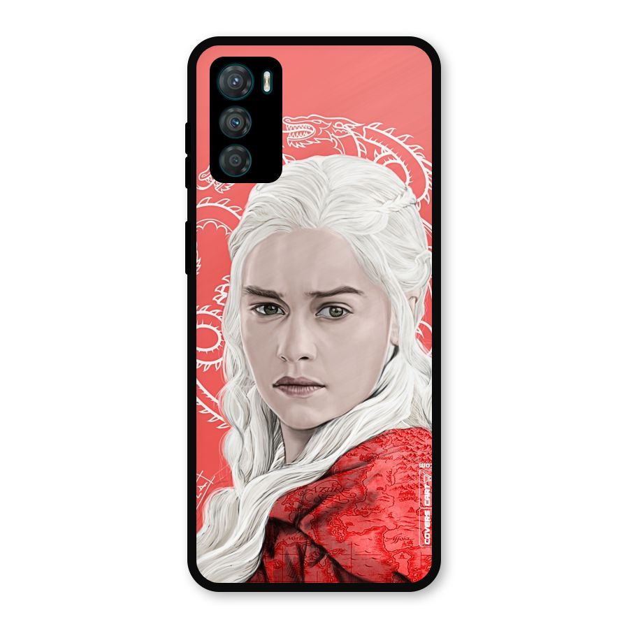 Khaleesi The Living Dragon Metal Back Case for Moto G42