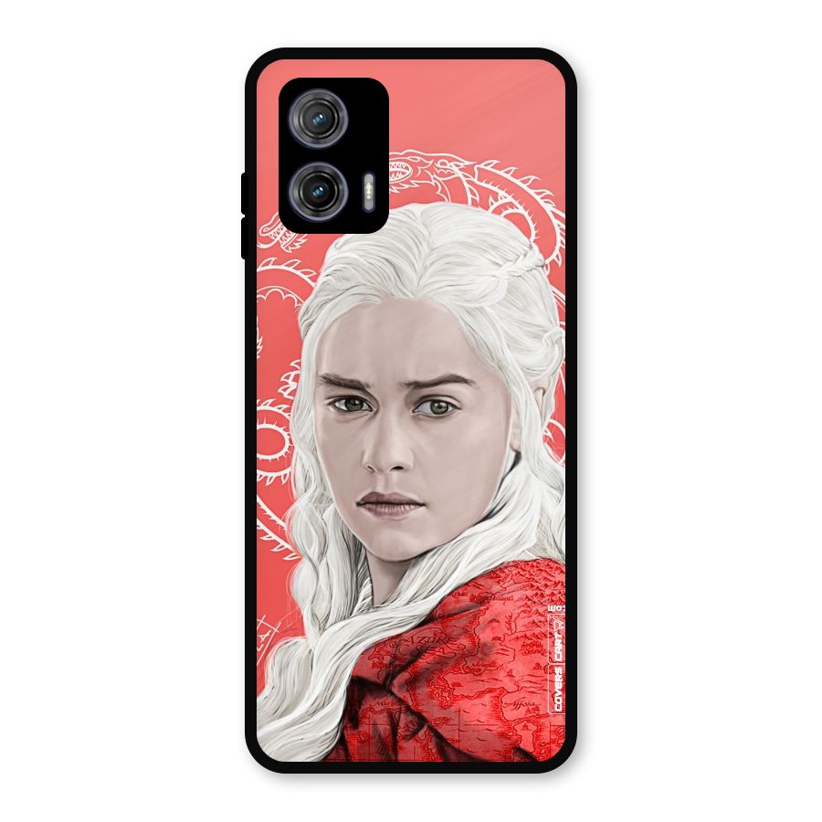 Khaleesi The Living Dragon Metal Back Case for Moto G73