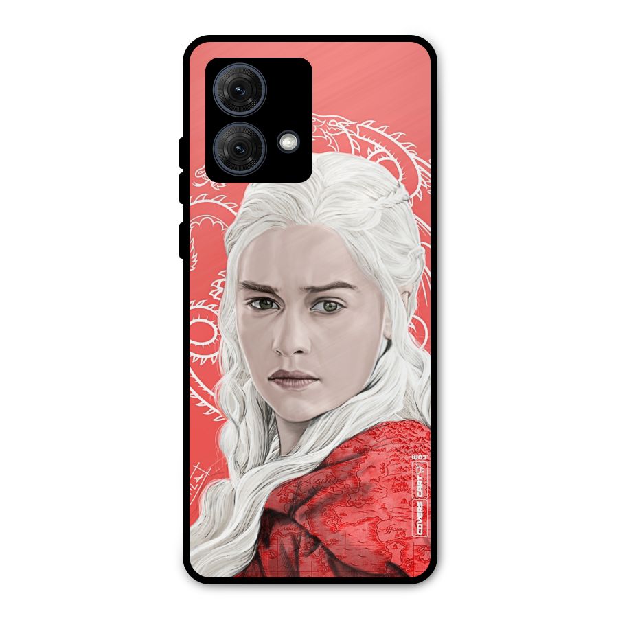 Khaleesi The Living Dragon Metal Back Case for Moto G84