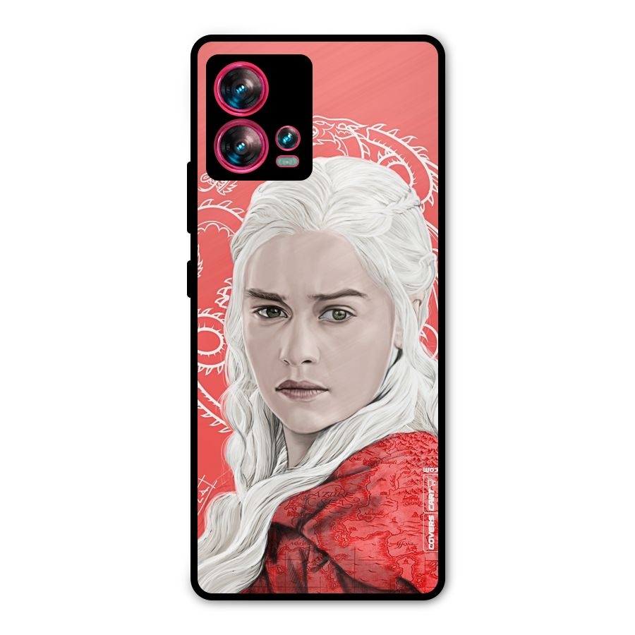 Khaleesi The Living Dragon Metal Back Case for Motorola Edge 30 Fusion
