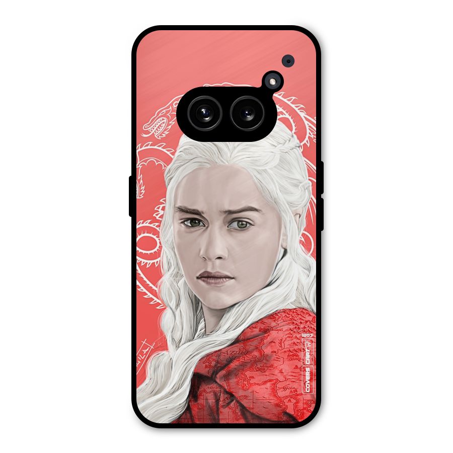 Khaleesi The Living Dragon Metal Back Case for Nothing Phone 2a Plus