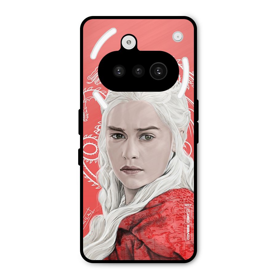 Khaleesi The Living Dragon Metal Back Case for Nothing Phone 3a