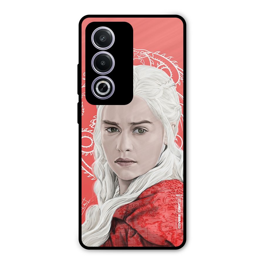 Khaleesi The Living Dragon Metal Back Case for Oppo A3 Pro