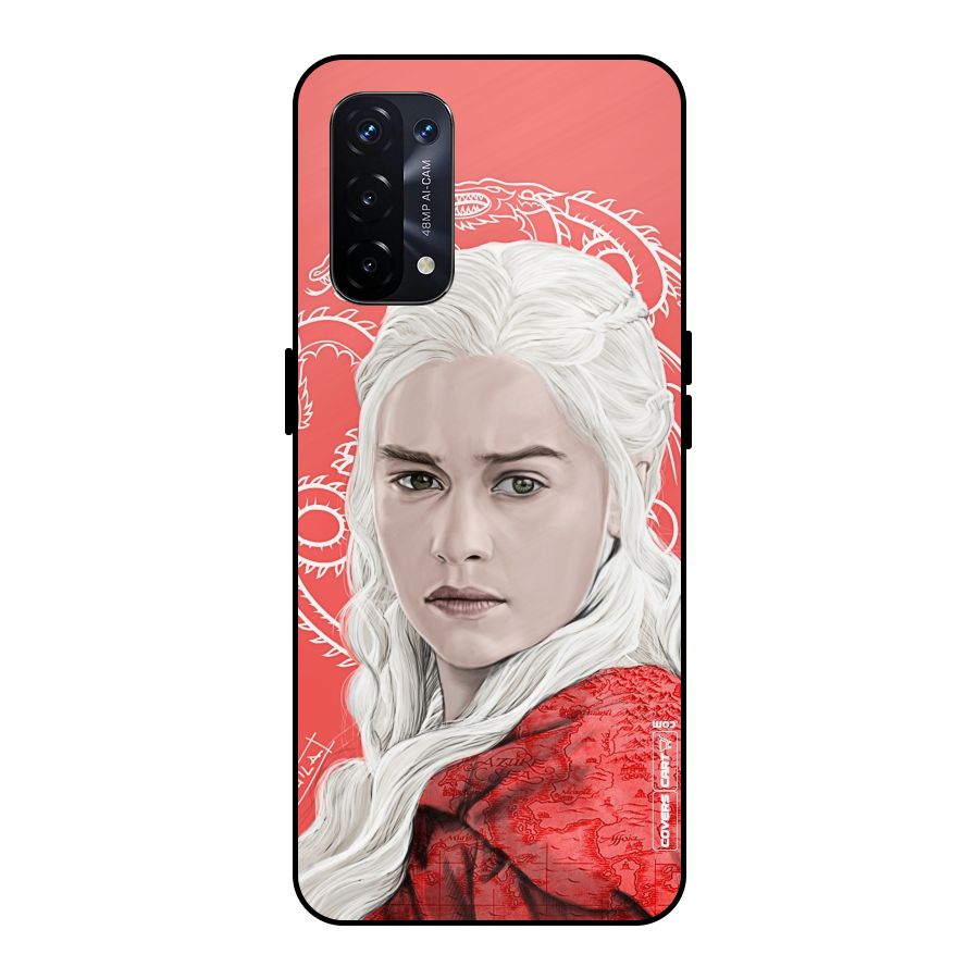 Khaleesi The Living Dragon Metal Back Case for Oppo A74 5G