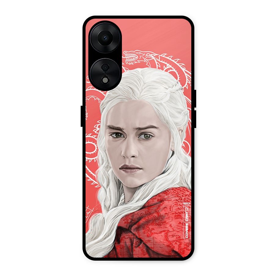 Khaleesi The Living Dragon Metal Back Case for Oppo A78 5G