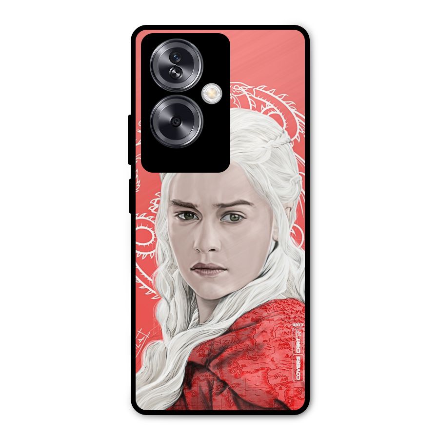Khaleesi The Living Dragon Metal Back Case for Oppo A79 5G