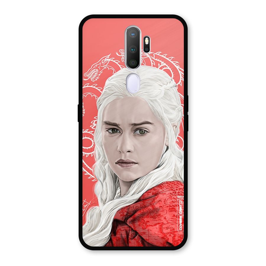 Khaleesi The Living Dragon Metal Back Case for Oppo A9 (2020)