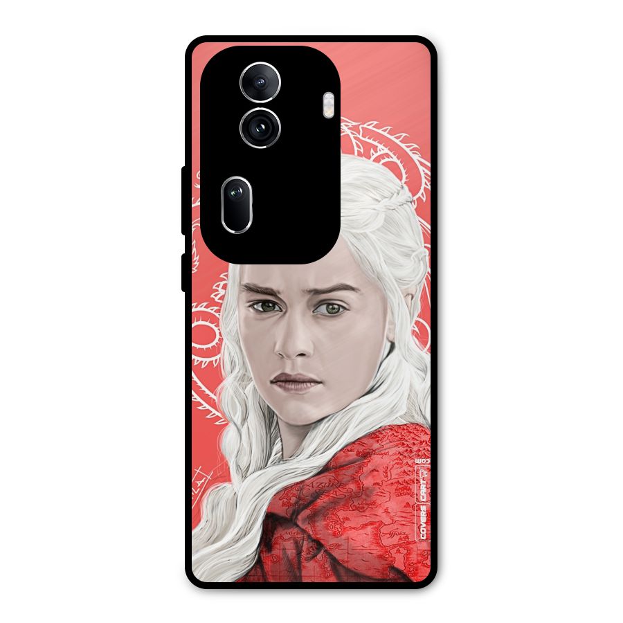 Khaleesi The Living Dragon Metal Back Case for Oppo Reno11 Pro 5G