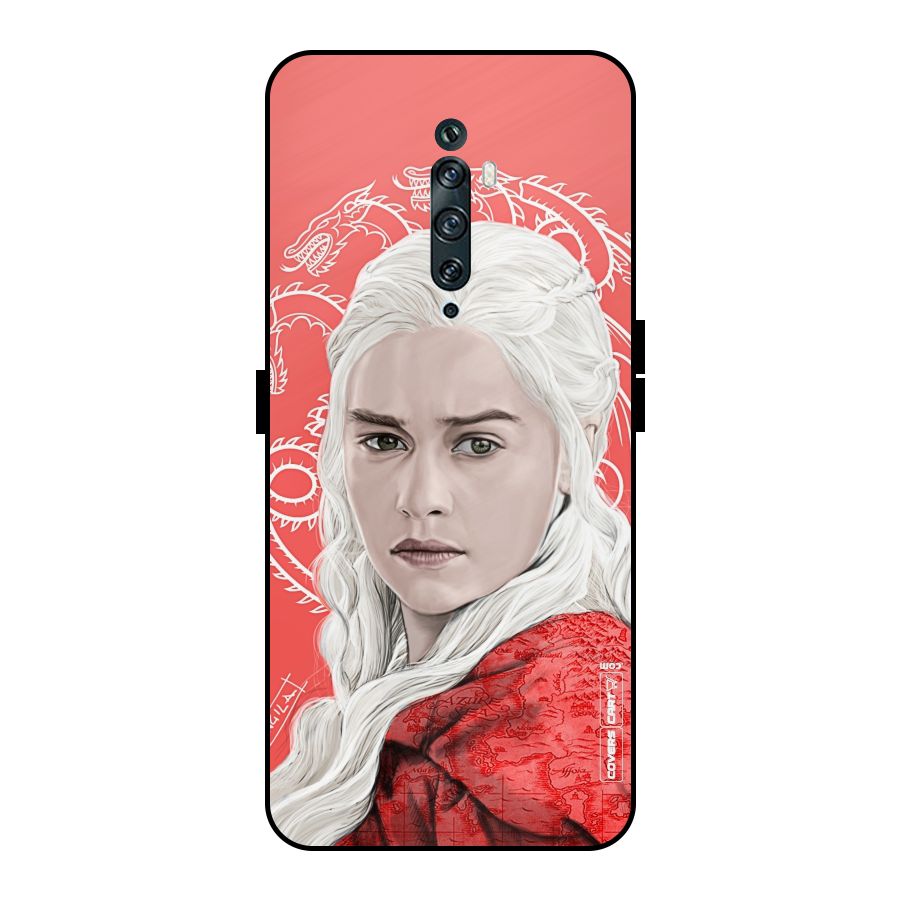 Khaleesi The Living Dragon Metal Back Case for Oppo Reno2 Z