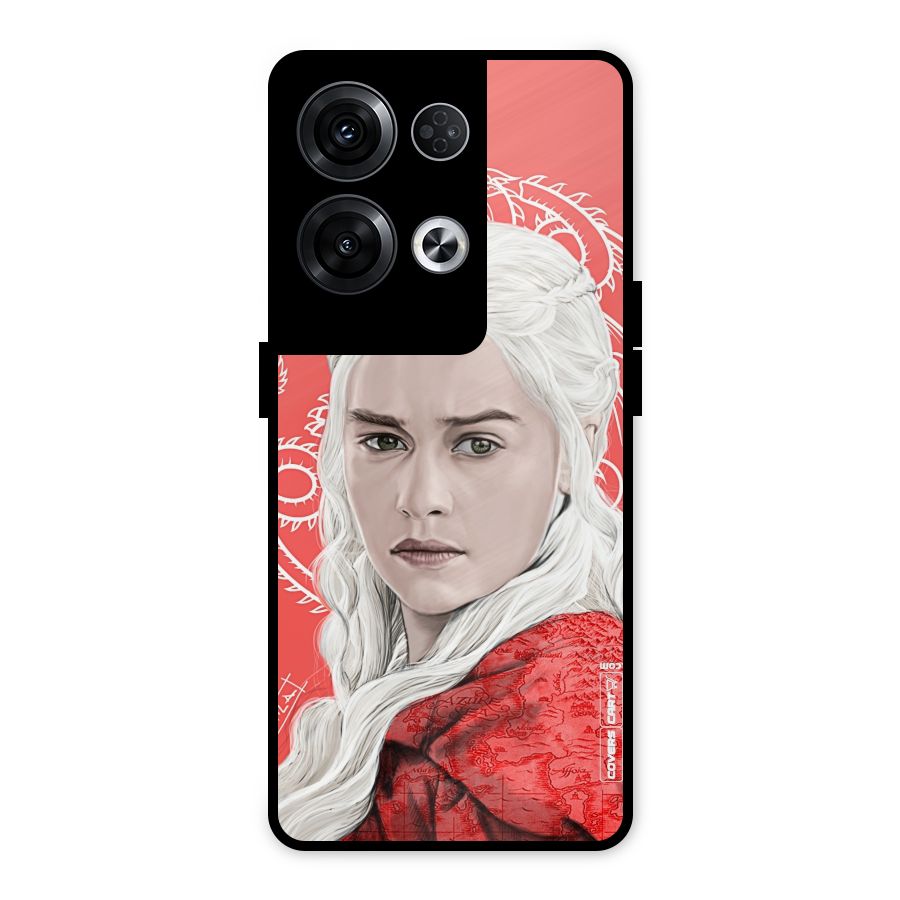 Khaleesi The Living Dragon Metal Back Case for Oppo Reno8 Pro 5G