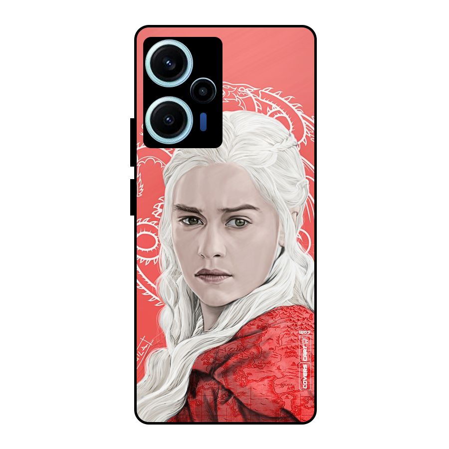 Khaleesi The Living Dragon Metal Back Case for Poco F5