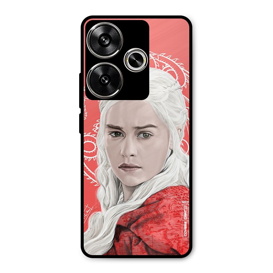 Khaleesi The Living Dragon Metal Back Case for Poco F6