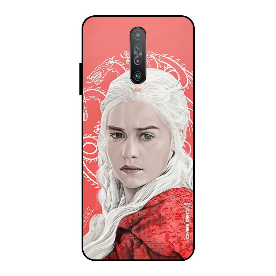 Khaleesi The Living Dragon Metal Back Case for Poco X2