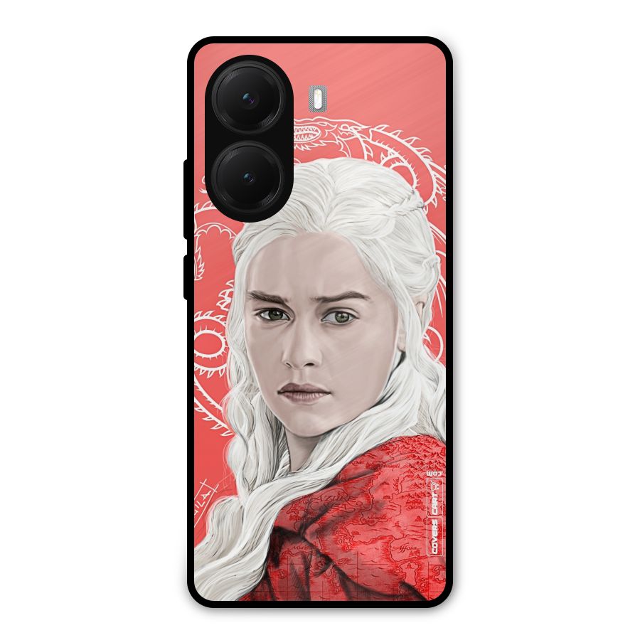Khaleesi The Living Dragon Metal Back Case for Poco X7 Pro