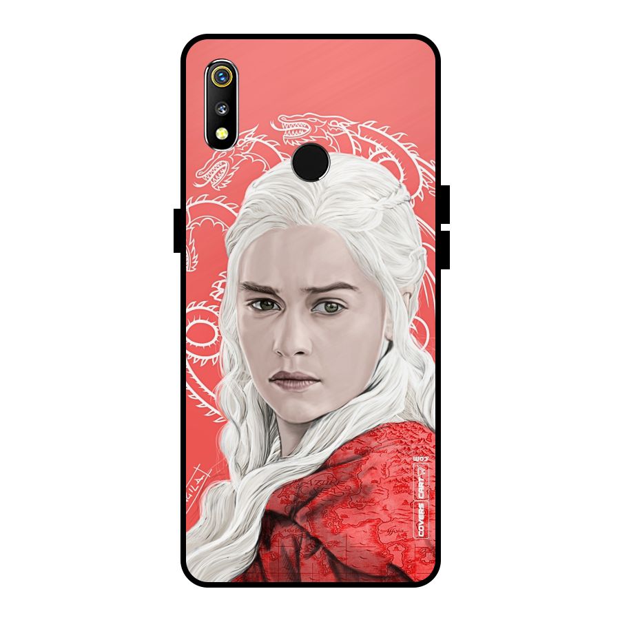 Khaleesi The Living Dragon Metal Back Case for Realme 3