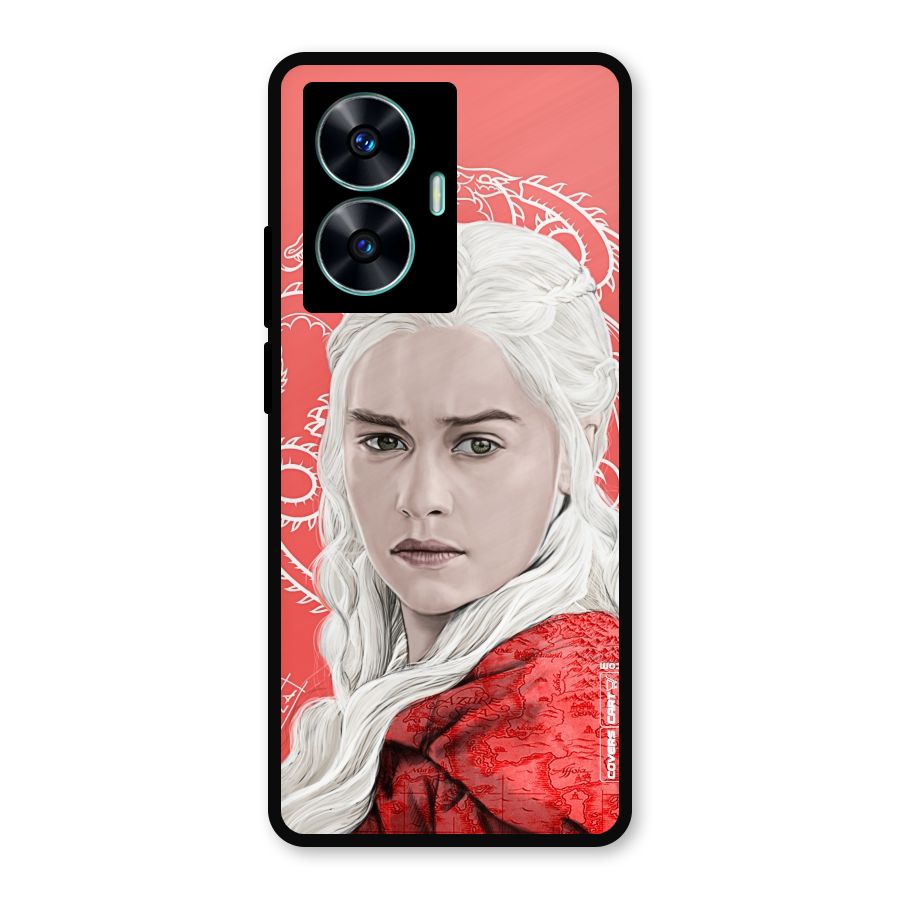 Khaleesi The Living Dragon Metal Back Case for Realme Narzo N55