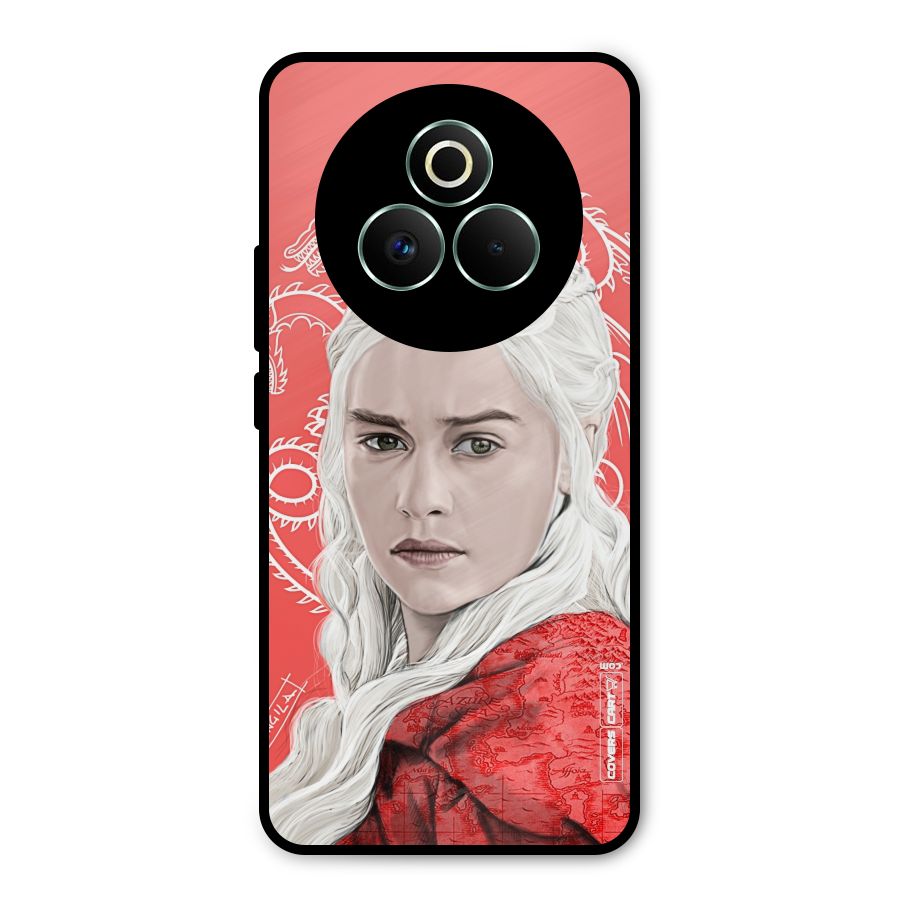 Khaleesi The Living Dragon Metal Back Case for Realme P3 Pro