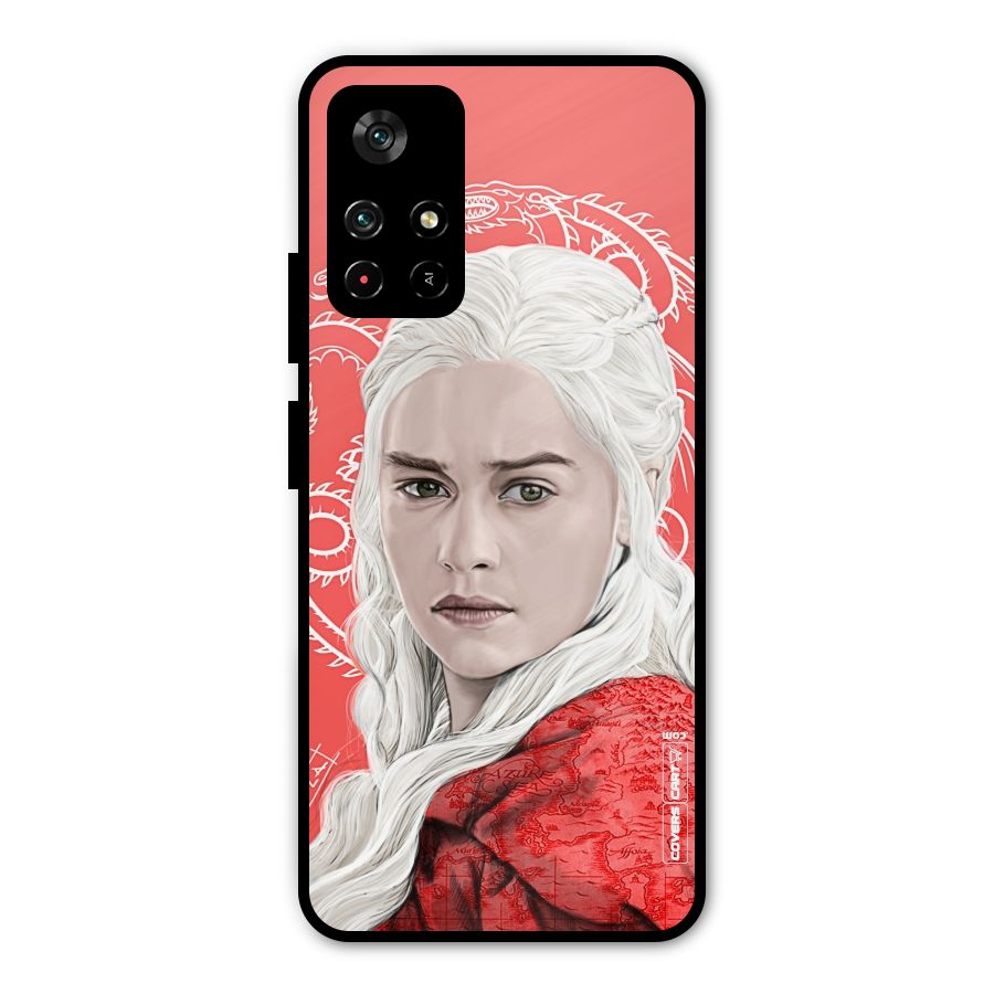 Khaleesi The Living Dragon Metal Back Case for Redmi Note 11T 5G